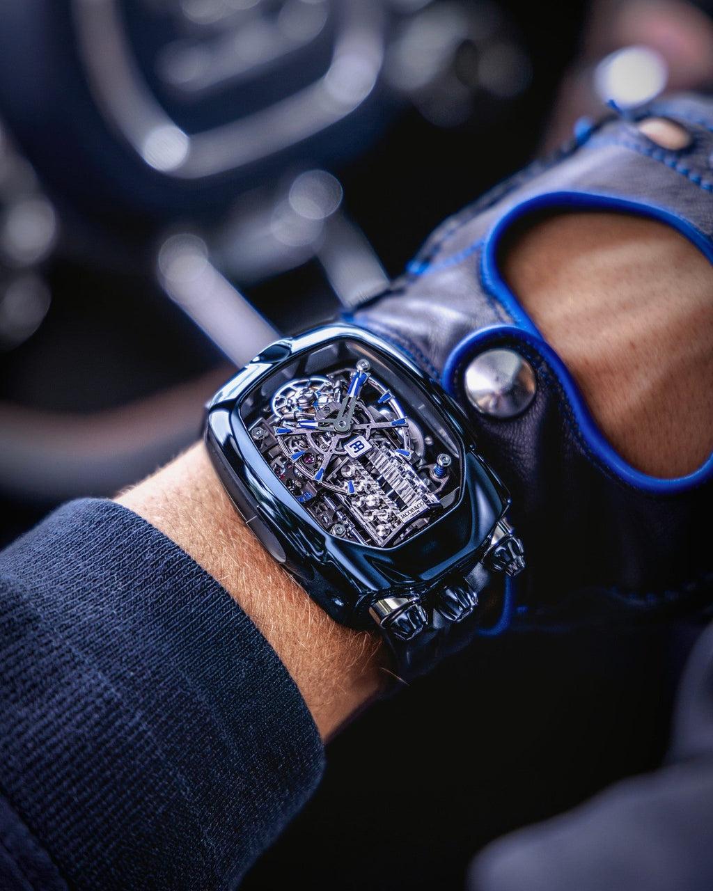 Limited Edition Jacob & Co. Bugatti Chiron Tourbillon watch (C05)