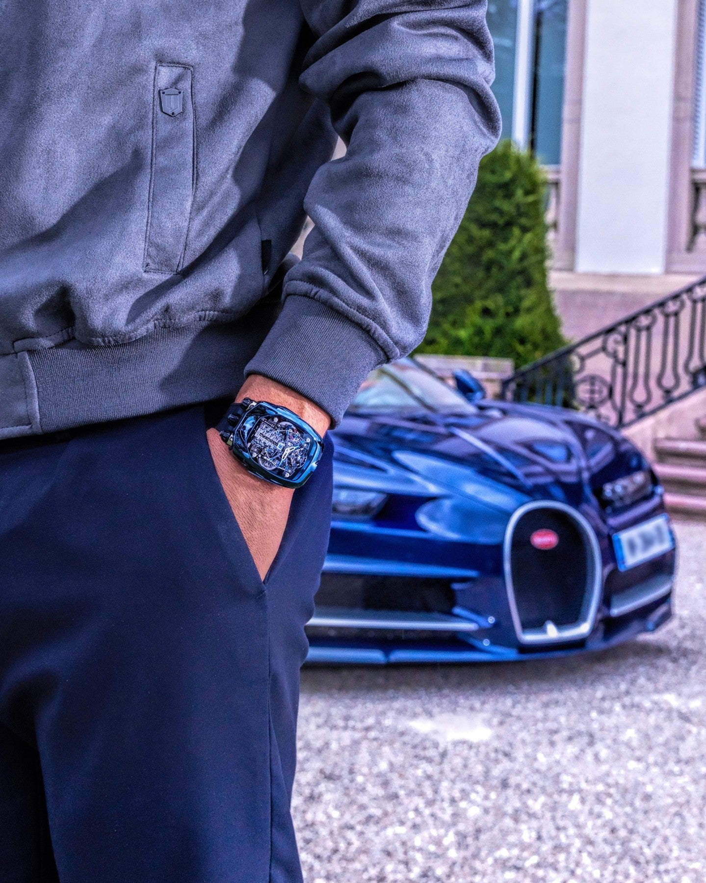 Limited Edition Jacob & Co. Bugatti Chiron Tourbillon watch (C05)