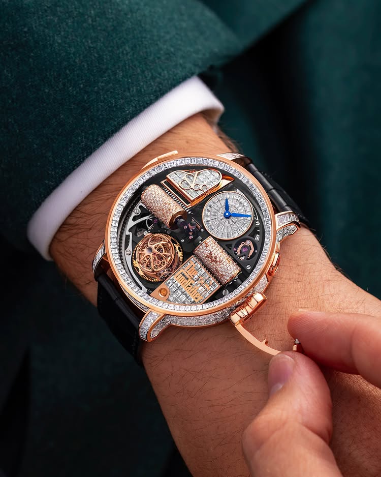 Limited Edition Jacob & Co. Opera Godfather Baguette watch (C05)