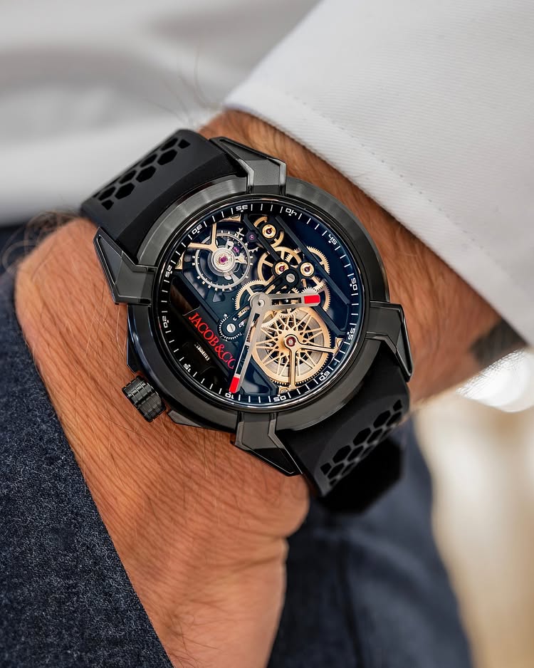 Limited Edition Jacob & Co. Epic X Skeleton manual winding watch (C05)