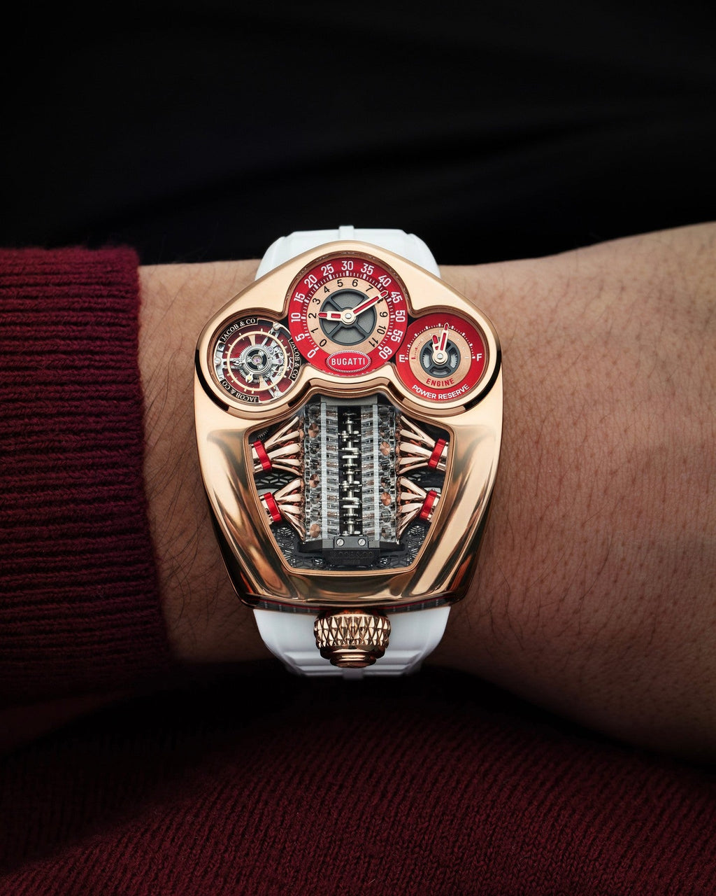 Limited Edition Jacob & Co. Bugatti Tourbillon watch (C05)