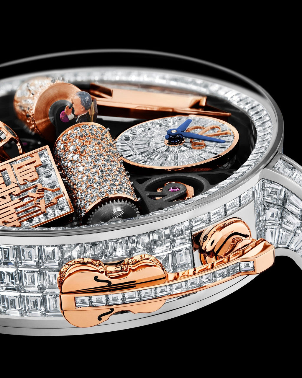 Limited Edition Jacob & Co. Opera Godfather Baguette watch (C05)