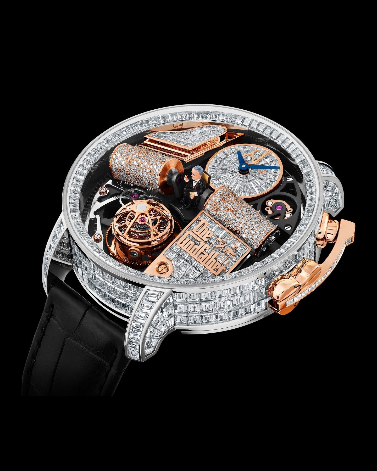 Limited Edition Jacob & Co. Opera Godfather Baguette watch (C05)